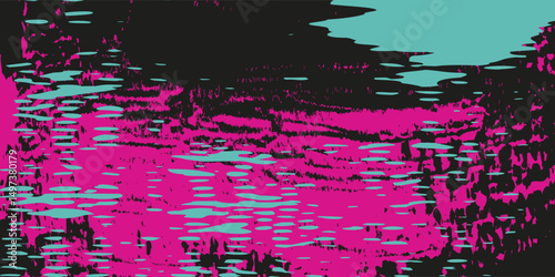 Car sticker wrap banner abstract sporty lines pink blue greenish grunge color combination brush storm thunder modern pattern racing motorsport