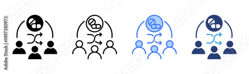 Randomize icon sheet multiple style collection