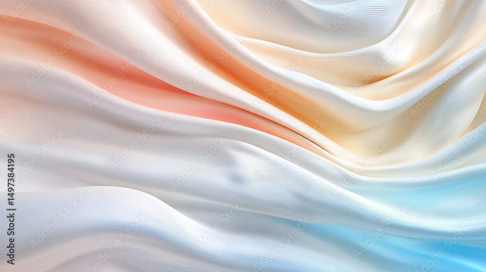 Obraz premium Abstract Fabric Texture with Light Colors