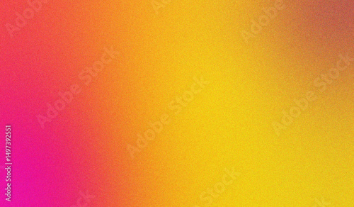 Abstract pink and yellow glazy gradient background with soft grainy texture ideal for modern posters, web design, flyers, and artistic digital templates
