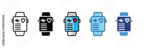 Health Tracker  Icon Element For Design