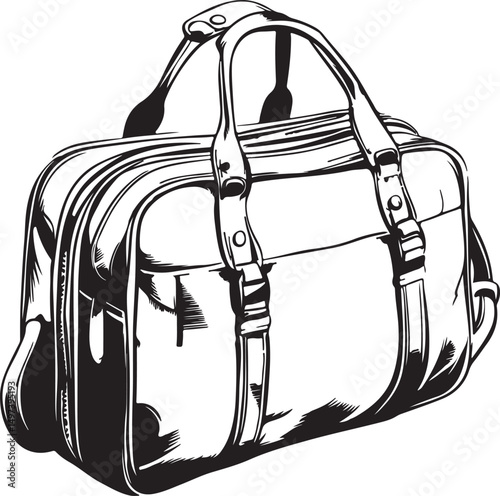 vector illustration of a bag