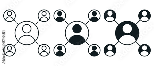 Affiliate icon symbol. Illustration vector