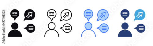 Reaction icon sheet multiple style collection