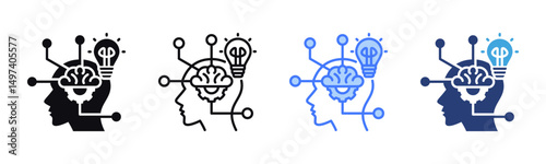 Lateral Thinking icon sheet multiple style collection