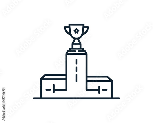 podium with pedestal