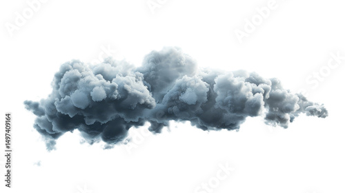 3D Realistic Cumulus Cloud,...