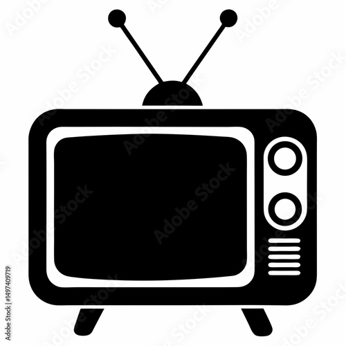 retro tv set