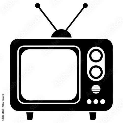 retro tv set