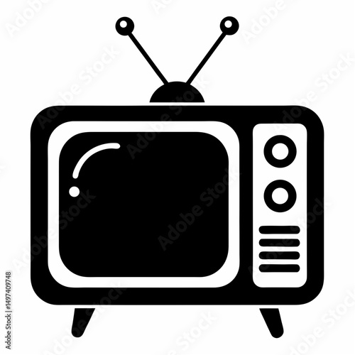 retro tv set