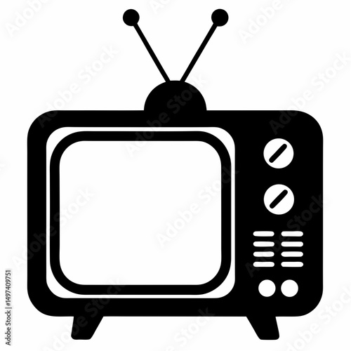 retro tv set