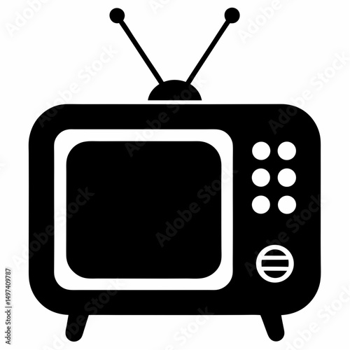 retro tv set
