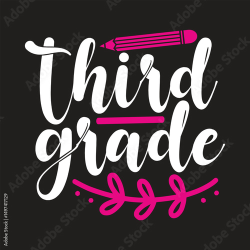 third grade t-shirt design