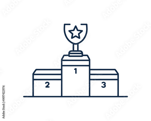 podium with pedestal