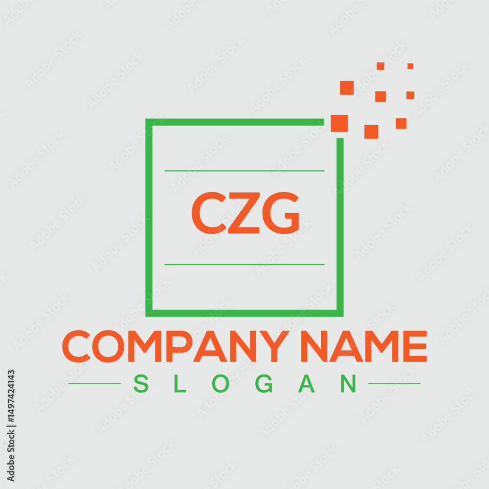 Obraz premium Abstract logo design background template