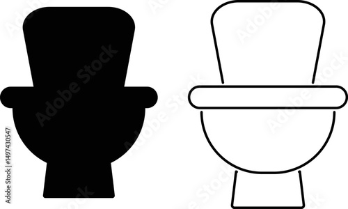 Toilet icon. Home efficiency. WC restroom sign business concept. WC icon toilet or restroom. Bathroom sign