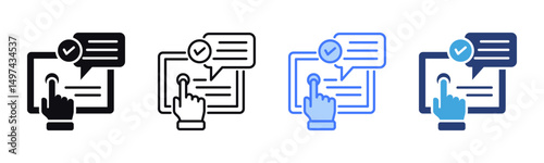 Self Service icon sheet multiple style collection