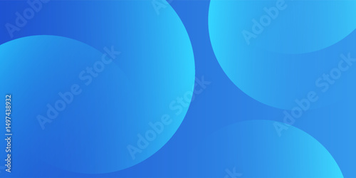 Abstract blue circle background with subtle blue gradient. Featuring geometric patterns, ideal for modern designs, digital projects, banners and creative visual presentations.