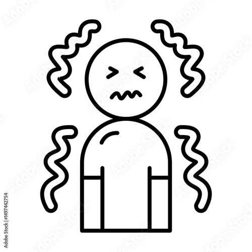 Chills line icon