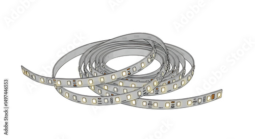 LED strip light decoration