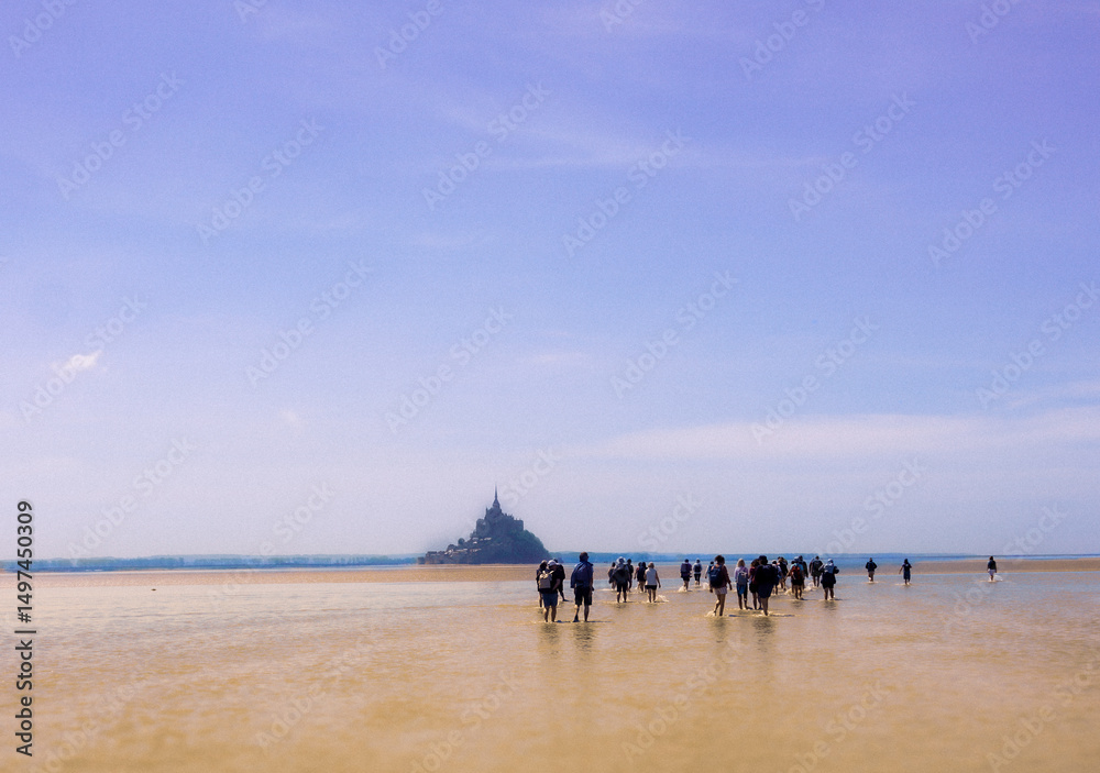 Obraz premium mont saint michel