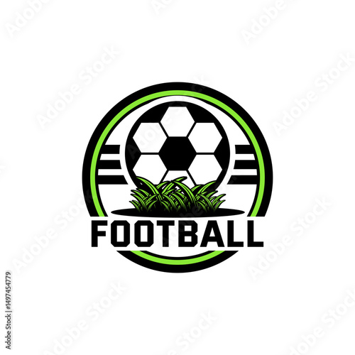 logo soocer emblem. vector soccer sport logo.