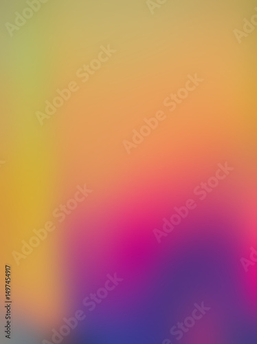Abstract background with a fluid gradient. Smooth transitions of colors. Dynamic background flow. Modern layout, template, banner, frame. Rain floor colors. Blurred gradient background. Flow of colors