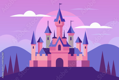 castle in the night