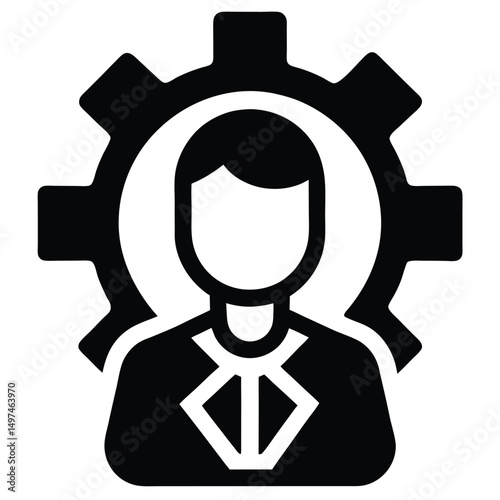 software developer element isolated api on white background