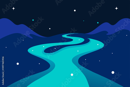 night sky with stars