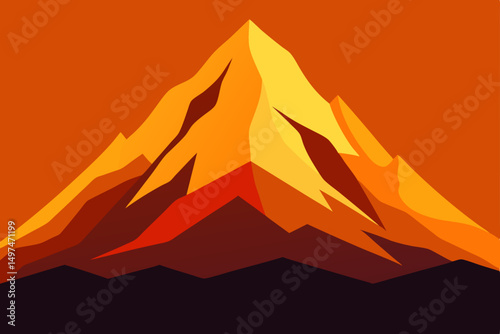 vector illustration of a fire