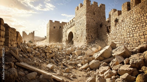 Interpretation of the Iconic Fall of Jericho's Defenses