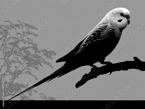 A simple silhouette of a bu...