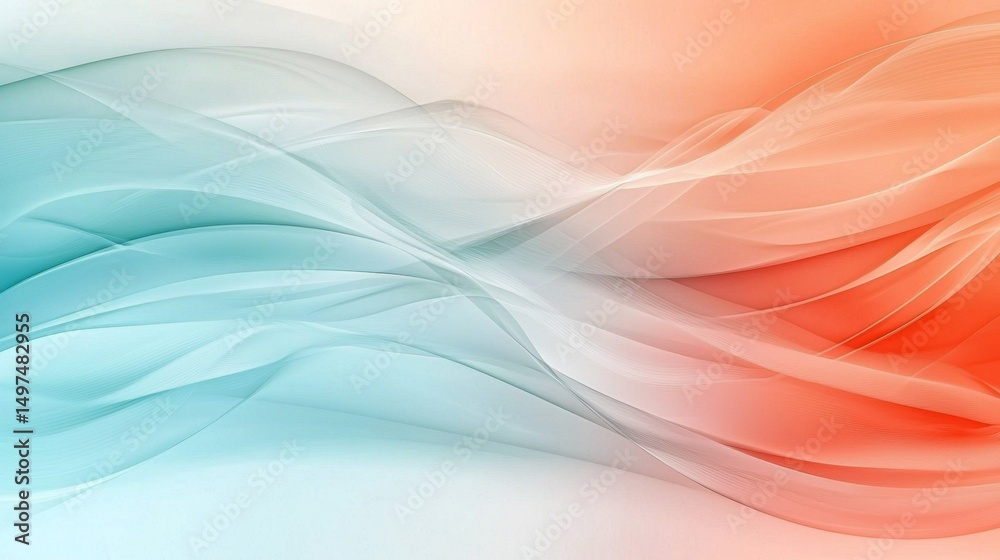 Obraz premium Pastel-colored design creating a calming atmosphere for digital screens.