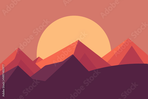 vector illustration of mountains