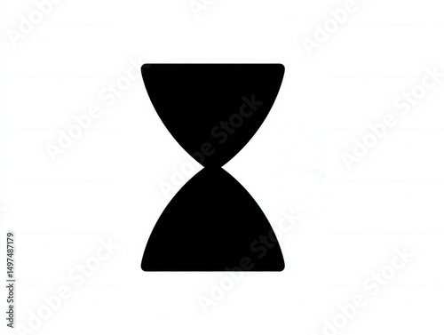 hourglass shadow silhouette...