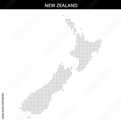 NZ outline shown with dots