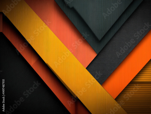 Orange Black Background