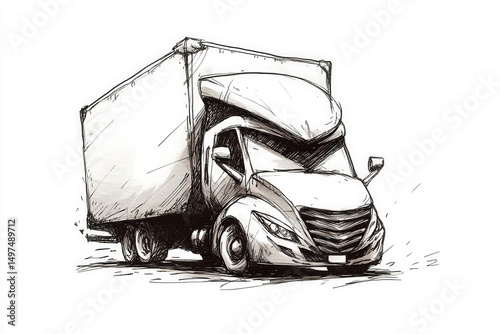 truck sketch