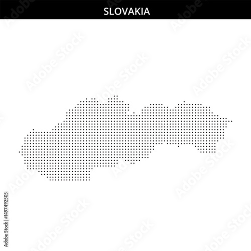 Dotted outline of Slovakia