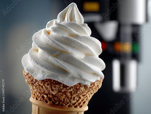 Commercial soft serve ice c...