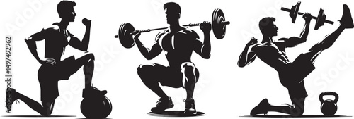 activity silhouette vector