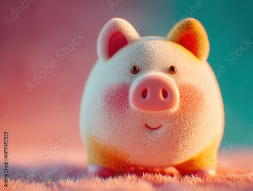 Kids??T piggy bank with car...