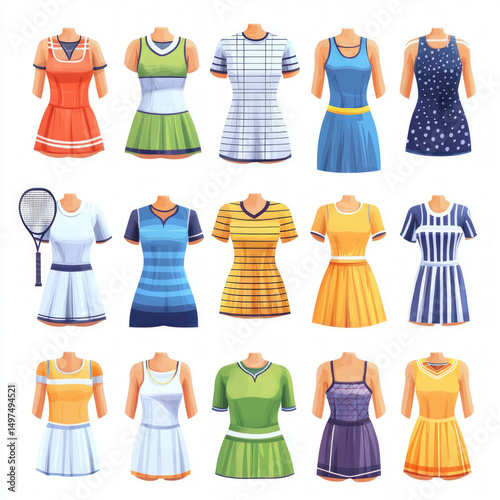 sports wear isolated