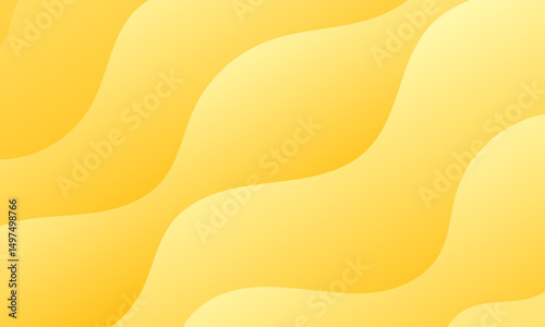 abstract yellow orange stripes lines sea wave curves shapes on smooth gradient color textured pattern background