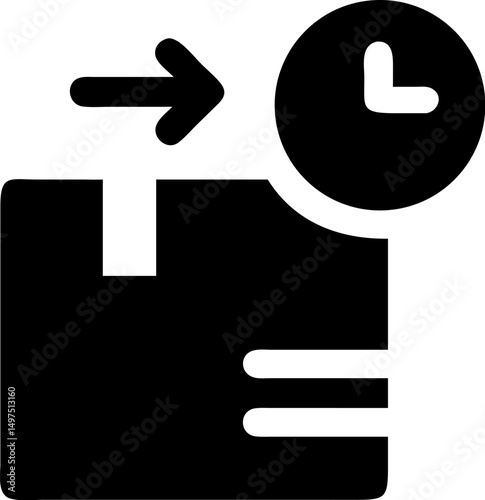 Backlog icon flat style vector