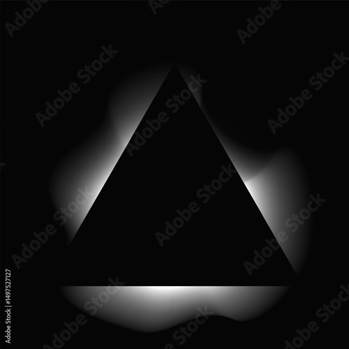 Triangle illuminate light frame