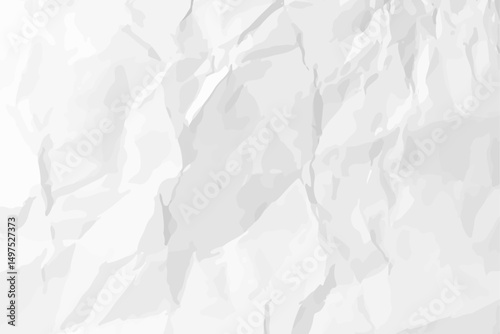 White clean crumpled paper
