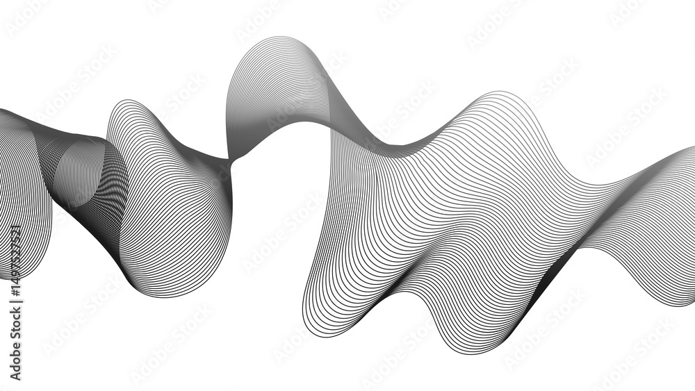 Abstract backdrop with grey wave gradient lines Abstract backdrop with grey wave gradient lines