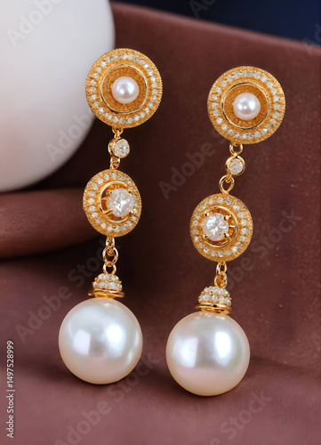 necklace and earrings